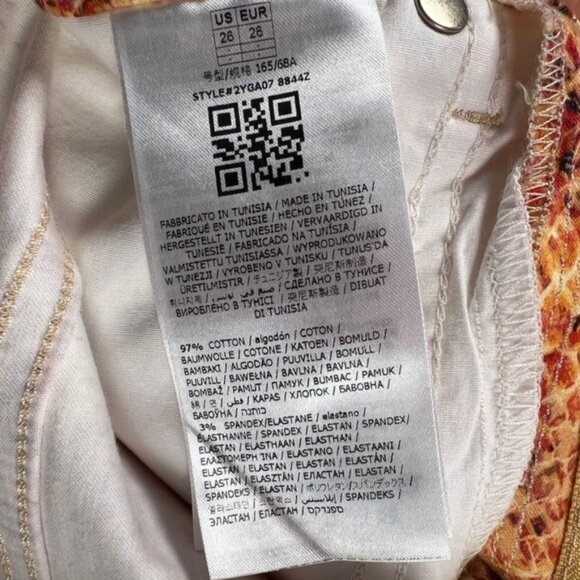 NWT MARCIANO by GUESS Super High Stiletto 99 SONORA SKIN Pants 2YGA078844Z Sz 26 - Picture 16 of 16